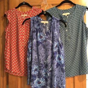 LOFT Sleeveless Blouses Set